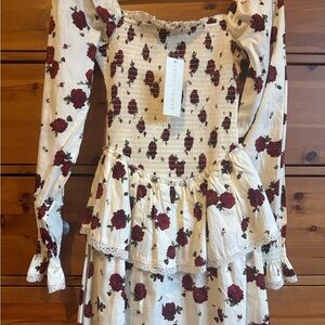 Floral Long Sleeve Dress